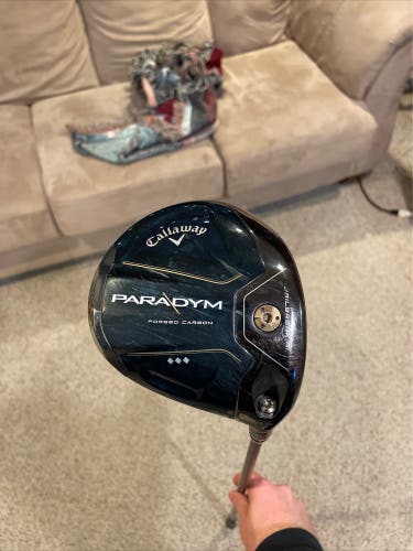 Men's 2023 Callaway Paradym Right Handed Driver Stiff Flex 9 Loft (Used)
