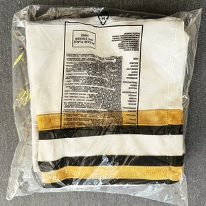 Boston Bruins Centennial Pro Stock Adidas White Socks Large (New)