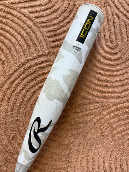 2025 Rawlings Icon Composite Bat USSSA Certified (-8) Composite 22 oz 30" (Used)