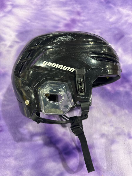 Black Large Warrior Alpha One Pro Helmet (Used)