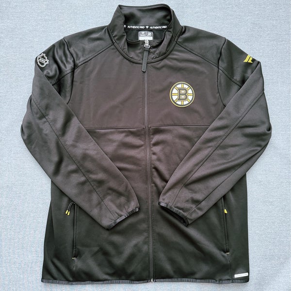 Boston Bruins Fanatics Authentic Pro Rink Fleece Full-Zip Jacket