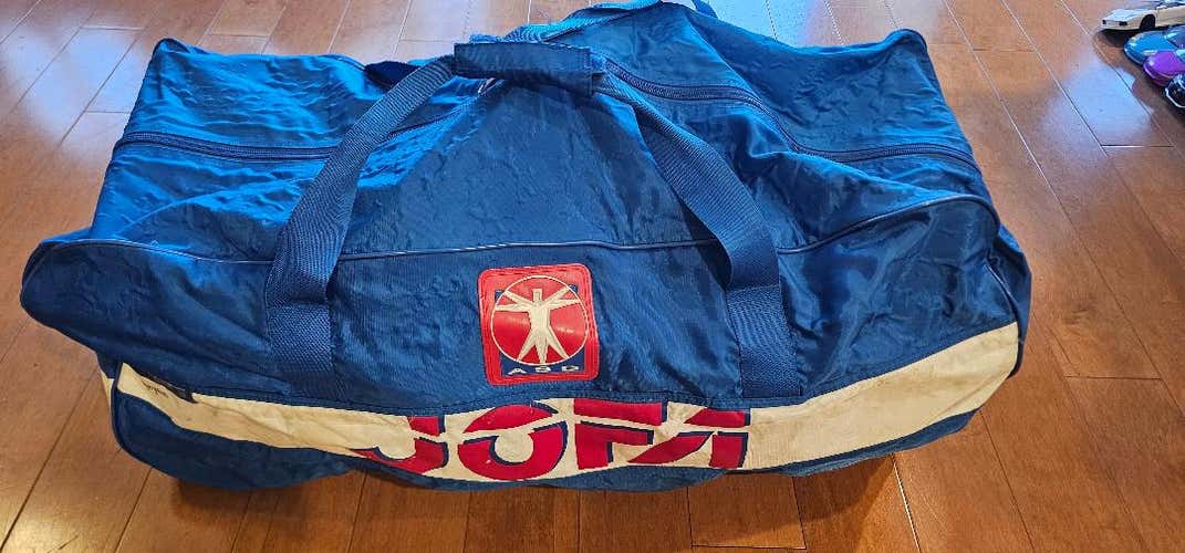 JOFA ASD Hockey Equipment Bag – Vintage Ice Hockey Gear Bag – Durable & Spacious (Used)