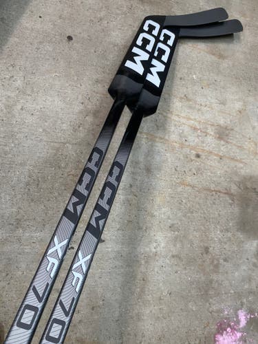 2 Pack New Full Right CCM Xf 70 Goalie Stick P4 26" Paddle