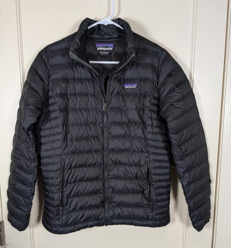 Patagonia Down Sweater Jacket Puffer Full Zip Women's Size: M Black