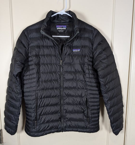 Patagonia Down Sweater Jacket Puffer Full Zip Women's Size: M Black