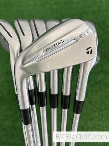 LH Taylormade P790 25 Forged Iron Set 4-P / KBS Tour Lite Stiff
