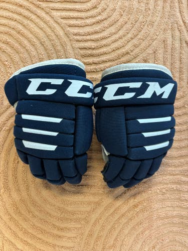 Blue CCM Tacks 4R2 Gloves 10" (Used)