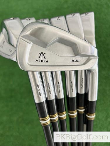 Miura TC-201 Forged Iron Set 4-P / Dynamic Gold X100 Extra Stiff +1/2