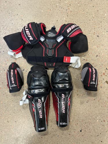 Youth Bauer NSX Starter Kit (Chest, Elbows, Shins) (Used)