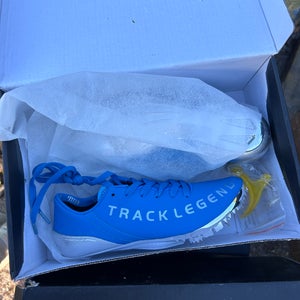 Blue Unisex 3Y (Big Kids / Youth) Youth Signature Low Top Trainers (New)