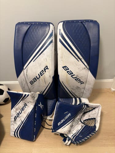 33" Bauer 2X Regular Goalie Full Set (Used)