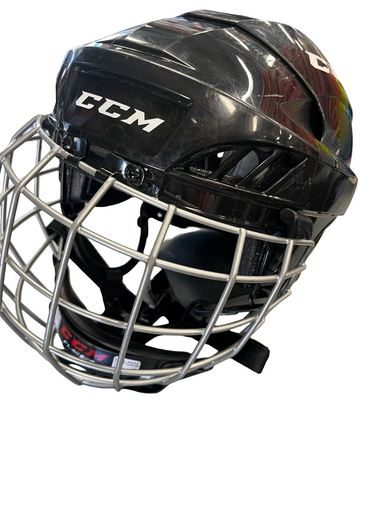 Used CCM FL40 SMALL Helmet Cage Combo Black SM 11682-S000126106