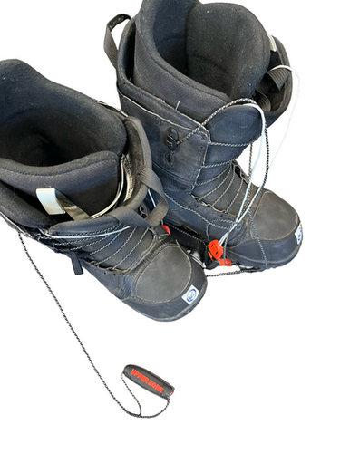 Used Burton IMPRINT 1 Mens Snowboard Boots Black Senior 10.5 11682-S000125950