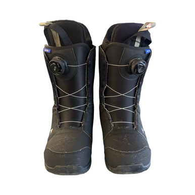 Used Burton MOTO BOA Mens Snowboard Boots Black Senior 7 10299-S000305410