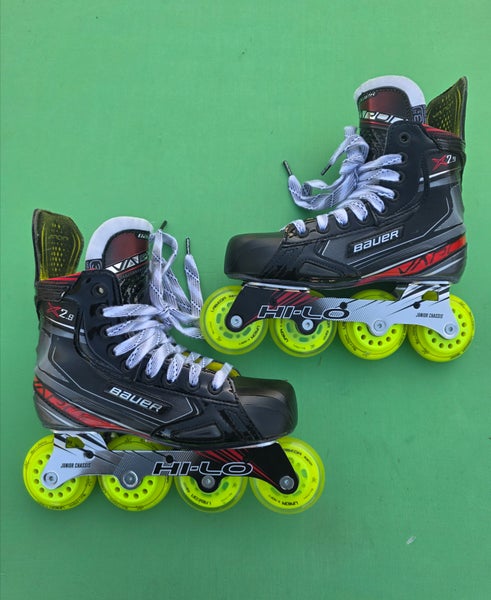 New Junior Bauer Vapor X2.9 Inline Skates Regular Width Size 3.5