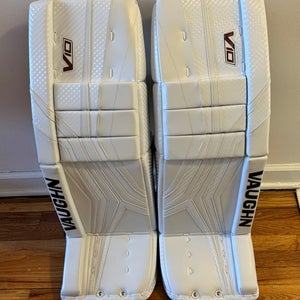 34+2" Vaughn Velocity V10 Pro Senior Goalie Leg Pads (New)