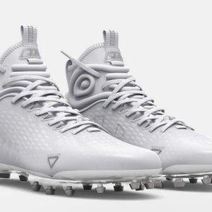 New men's 11 Under Armour Spotlight LUX MC 3025082-100 football/lacrosse cleats