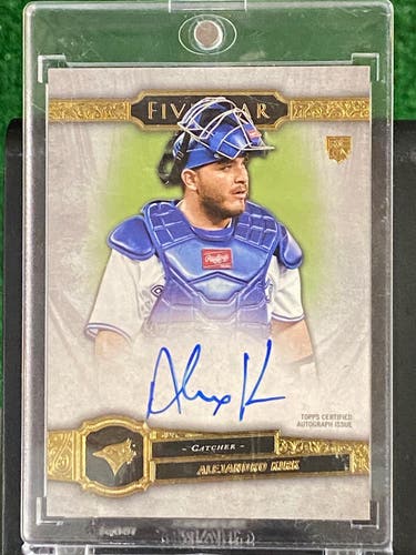 Alejandro Kirk Toronto Blue Jays 2021 Five Star Topps RC Auto FSA-AK