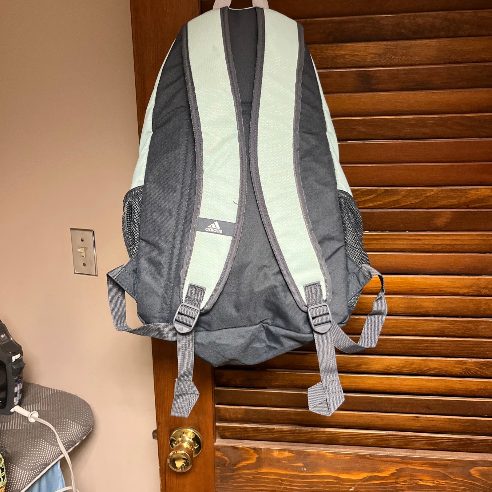 adidas backpack rn 90288 white zippers Combat Rolltop All American Martial Arts Supply youre going to need your gym clothes Adidas THE BRAND WITH THREE