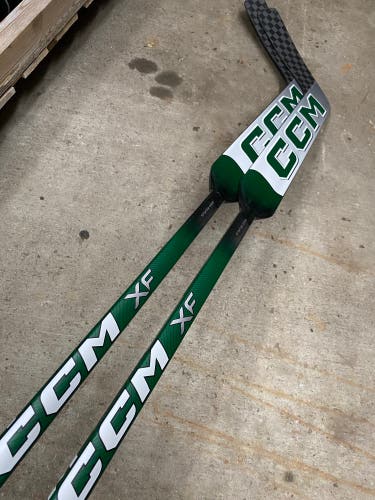 2 Pack New CCM XF Goalie Stick P1 26” Green