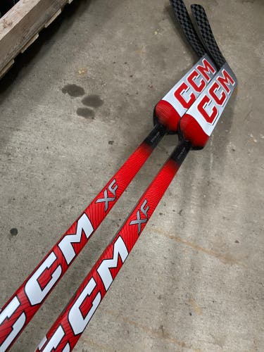 2 Pack New CCM XF Goalie Stick P1 24” Red