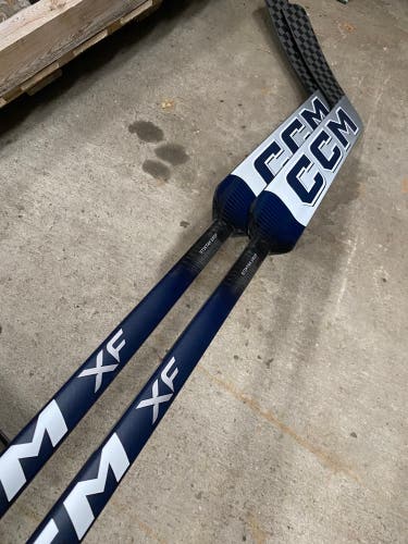 2 Pack New CCM XF Goalie Stick P1 26” Navy