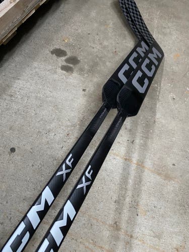 2 Pack New CCM XF Goalie Stick P1 25” Black