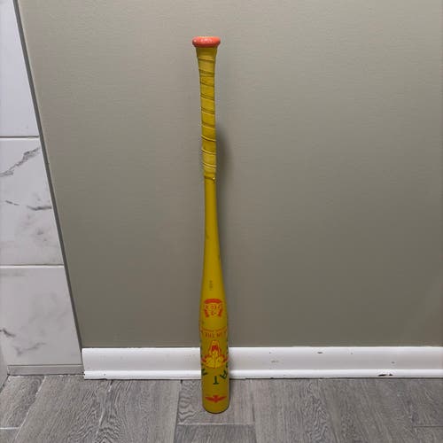 Rare Combat MFG Spec A1 Rodeo “Mess With The Bull” yellow 33/30 BBCOR Bat (Barely Used)