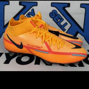 SIZE 7.5 NIKE PHANTOM GT2 ELITE DF FG SOCCER CLEAT LASER ORANGE/BLACK CZ9889-809 Men’s