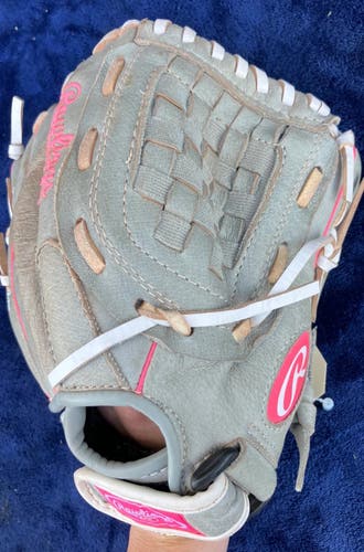 Gray Rawlings Sure Catch RH Pitcher's Baseball Glove 10.5" (Used)
