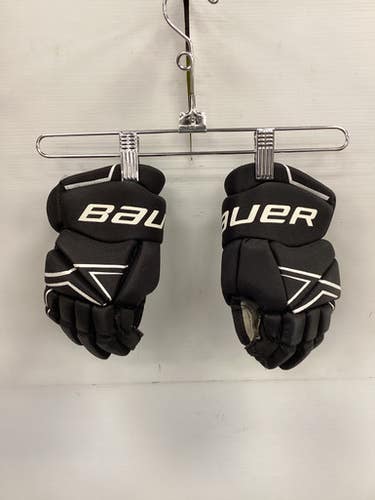Used Bauer NSX Youth Gloves Black 10" 11851-S000042447