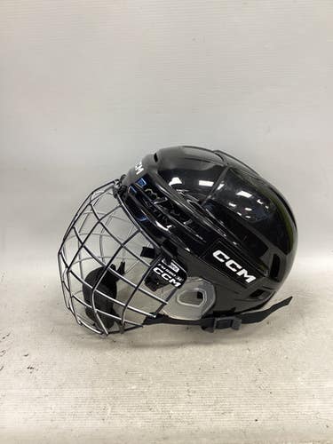 Used CCM TACKS 720 Helmet Cage Combo Black MD 11851-S000042442