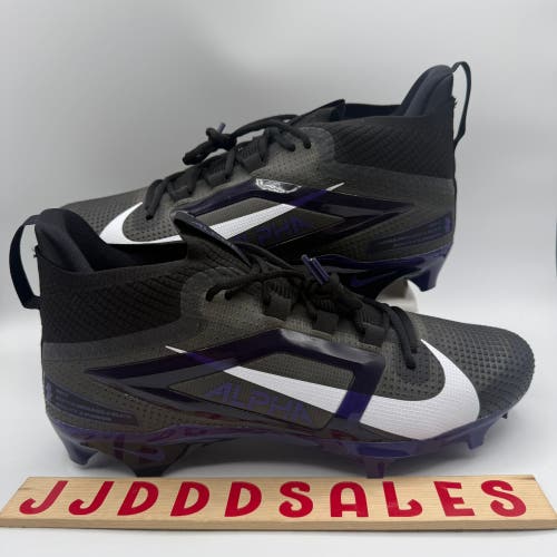 Nike Alpha Menace Elite 4 Football Cleats Black Purple FZ7701-005 Men’s 13.5

New Without Box