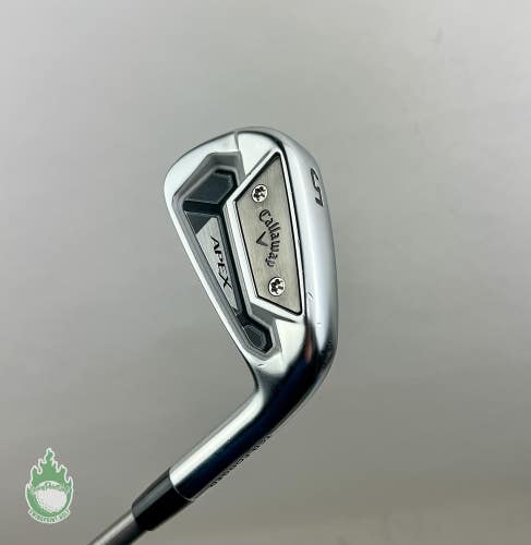 Used Right Handed APEX TCB Forged 5 Iron Steelfiber Stiff Graphite Golf Club