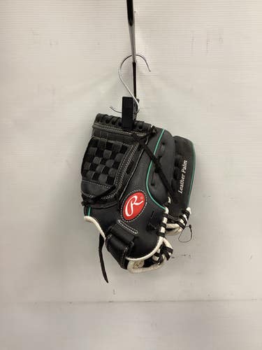 Used Rawlings FASTPITCH SOFTBALL BB/SB Glove RH Throw Black 11" 11851-S000042422