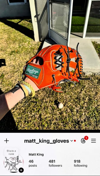 RARE! Rawlings HOH Premium GH4FHPCK4H – Japan Exclusive 11.5” Infield Glove (Right Hand Throw)