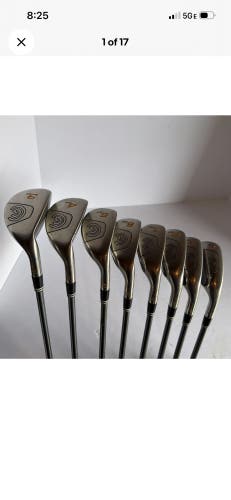 Men's 2007 Cleveland HiBore Right Handed Iron Set Regular Flex Graphite Shaft (Used)