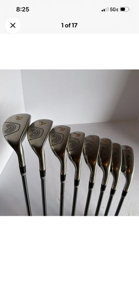 Men's 2007 Cleveland HiBore Right Handed Iron Set Regular Flex Graphite Shaft (Used)