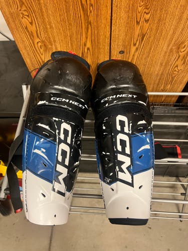 Senior CCM Next 14" Shin Pads (Used)