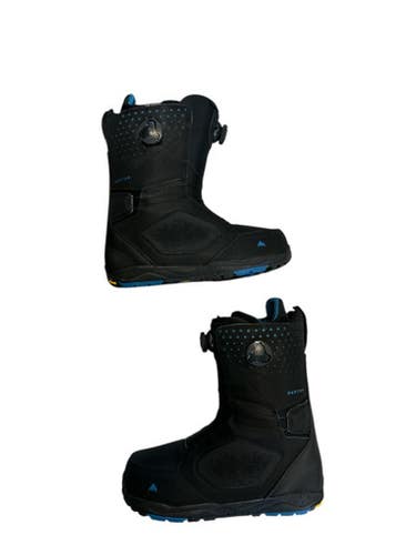 Used Burton PHOTON BOA Mens Snowboard Boots Black Senior 12 11873-S000230244