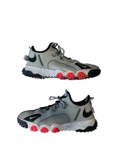 Used Nike TURF SHOES BB/SB Cleats Grey Junior 05 11873-S000230243