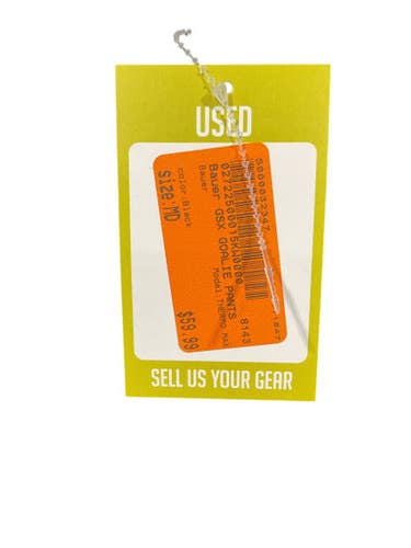 Used Bauer THERMO MAX Junior Goalie Pant Black MD 11847-S000032347