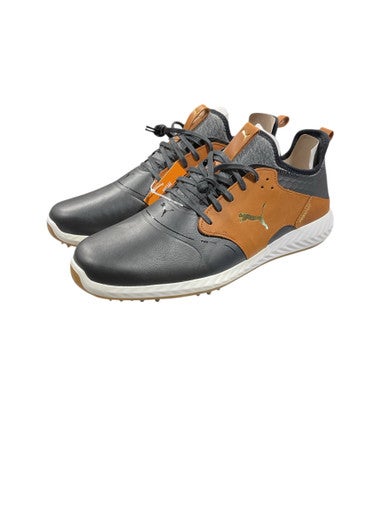 Used Puma Mens Golf Shoes Black Senior 12.5 11847-S000032341