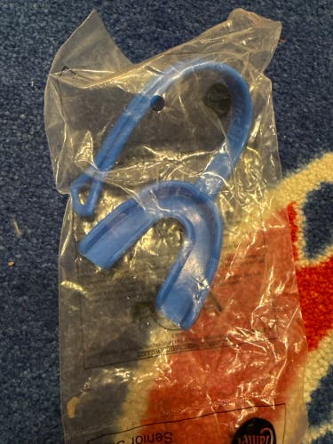 Cramer Mouthguard Senior Size with Strap Blue