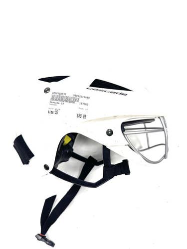 Used Cascade LX Lacrosse Helmet White One Size 11860-C000303570