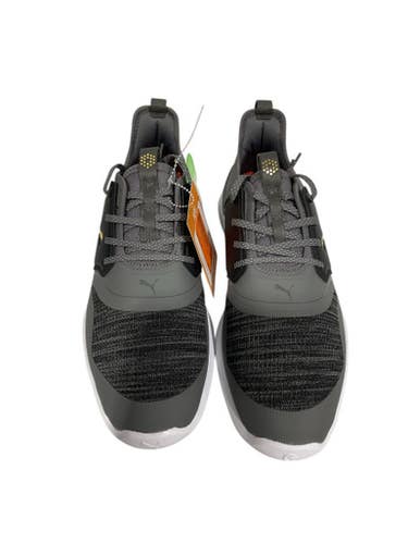 Used Puma Mens Golf Shoes Grey Senior 9.5 11847-S000032295
