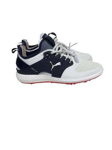 Used Puma Mens Golf Shoes White Senior 8.5 11847-S000032305