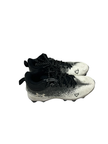 Used Under Armour LOCKED DOWN Jr FB Cleats Black Junior 06 11692-S000145607