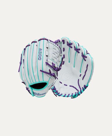 New Wilson A500 SIREN RH Throw Fastpitch Gloves None 12" 11692-WILWBW10355912