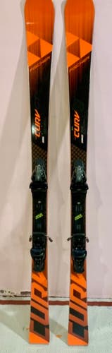 Unisex Fischer All Mountain 168 cm RC4 Curv Ti Skis (Used)